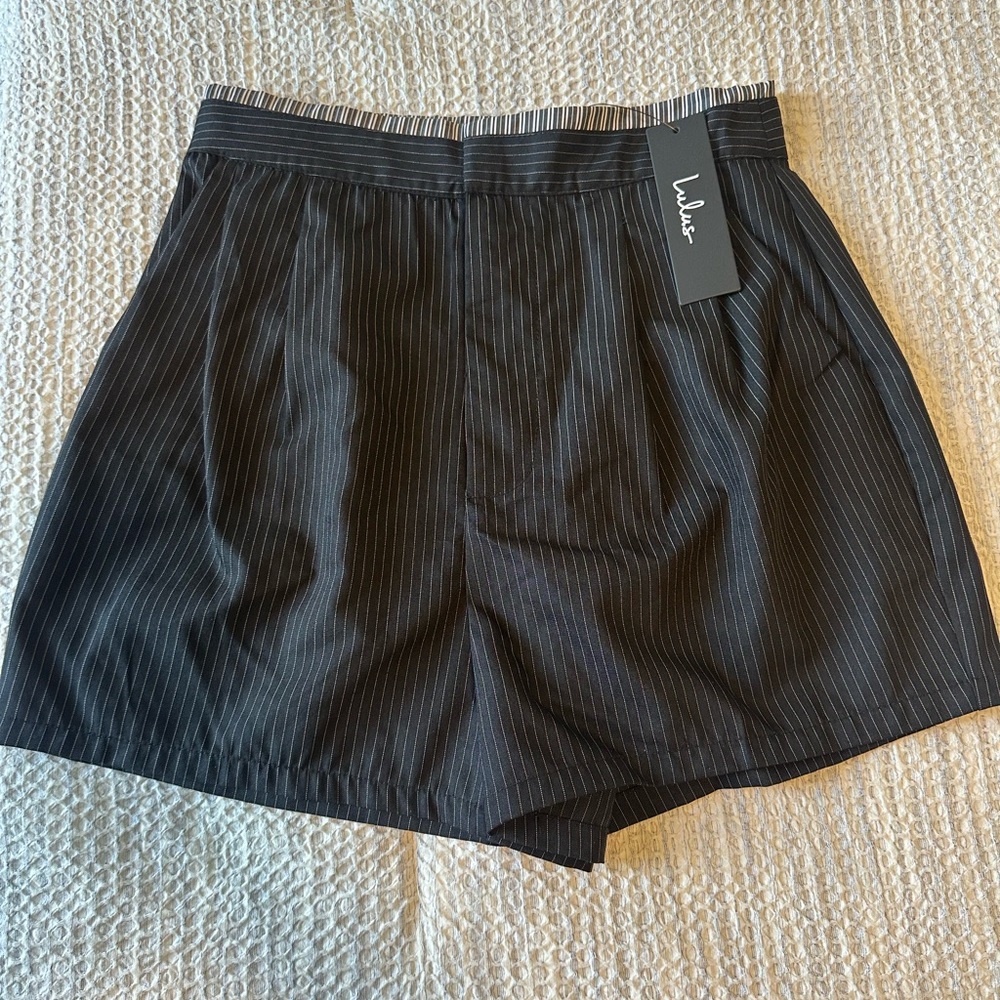 Lulus pinstriped shorts